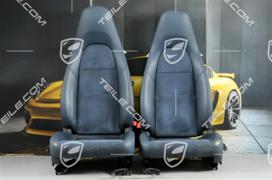 Sitze, manual einstellbar, Kunstleder/Alcantara, Yachtingblau, Satz (L+R)