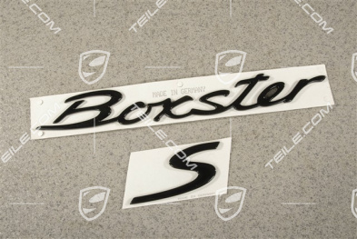 Boxster S, Badge / Emblem, Black - Special edition ORANGE