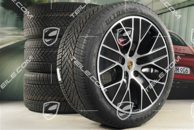 20" koła zimowe Turbo Aero, komplet, felgi 9J x 20 ET54 + 11J x 20 ET60 + NOWE opony zimowe Goodyear 245/45 R20 + 285/40 R20