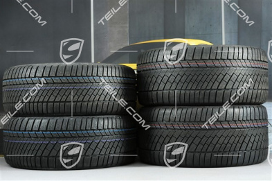 19" Koła zimowe, komplet "Panamera S", felgi 9J x 19 ET64 + 10,5 J x 19 ET62 + NOWE opony zimowe Continental ContiWinterContact PS830 P 265/45 R19 + 295/40 R19