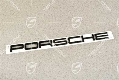 "PORSCHE" logo High gloss black