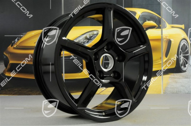18-inch wheel Boxster IV, 8J x 18 ET57, black high gloss