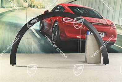 Coupe, Nakładka / poszerzenie błotnika,  tylna, czarny mat, R