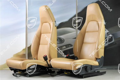 Sitze, leather Luxor Beige, set (L+R)