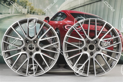 21" Komplet felg RS Spyder, 11J x 21 ET49 + 9,5J x 21 ET46, do Cayenne Coupe