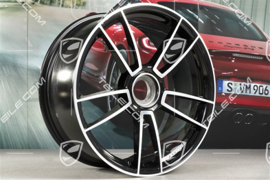 20+21-inch wheel rim set Turbo Sport 4, rims: front 9J x 20 ET41 + rear 11,J x 21 ET67