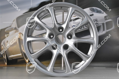 18-inch GT3 Modell 2004 wheel set, 8J x 18 ET50 + 11J x 18 ET45, for Turbo / 4S