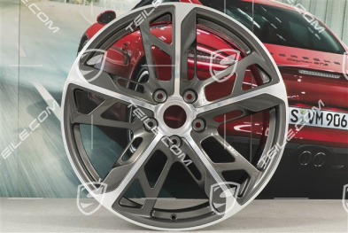 21-inch Rim Cross Turismo Design, 9,5J x 21 ET60, Titanium