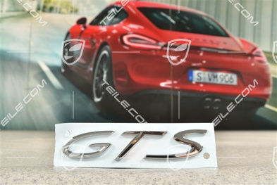 Schriftzug "GTS", verchromt