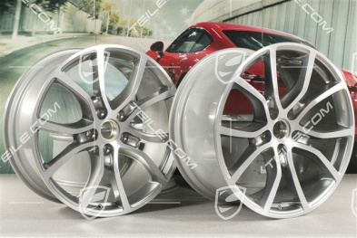 21" Komplet felg Cayenne Exclusive Design, 11J x 21 ET49 + 9,5J x 21 ET46, do Cayenne Coupé