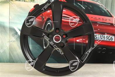 20" wheel rim "Macan Sport", 9J x 20 ET26, in black satin mat
