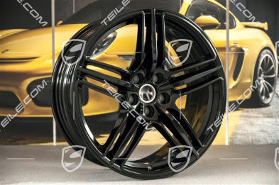 19-inch wheel rim Macan Design, 8J x 19 ET21, black high gloss