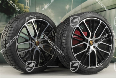 21-inch winter wheels set "Exclusive Design Sport", rims 9,5 J x 21 ET71 + 10,5 J x 21 ET71 + Pirelli Sottozero III winter tires 275/35 R21 + 315/30 R21, black high gloss