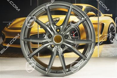 20" komplet felg Carrera S IV, Felgi 8,5 J x 20 ET49 + 11,5 J x 20 ET56, platynowy półmat satyna