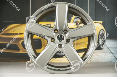 21-inch wheels rims set Cayenne Sport Classic, 10J x 21 ET50, Platinum satin matt