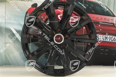 20" Felga Taycan Tequipment Design, 11J x 20 ET60, czarna z wysokim połyskiem