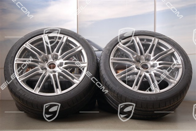 21" Koła letnie SportEdition, GTsrebrny metalik, 4x felgi 10J x 21 ET 50 + 4x opony 295/35 R 21 107Y XL, z czujnikami ciśnienia