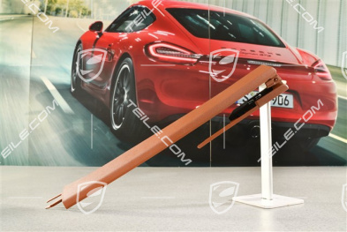 Front seat rail cover, front, Chestnut brown, L