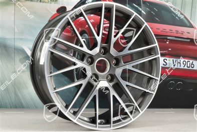 20+21" Komplet felg Turbo V, felgi: przednie 9J x 20 ET41 + tylne 11,5J x 21 ET67