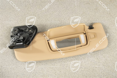 Sonnenblende, mit Spiegel, Luxorbeige, Cabrio / Targa, L