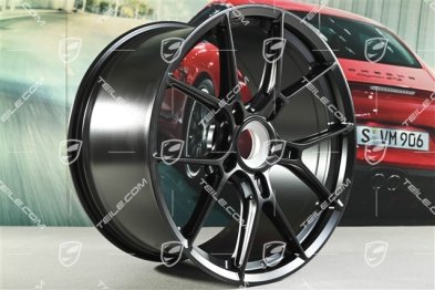 21-inch Carrera GTS lightweight alloy wheel rim, 11,5J x 21 ET67, black satin matt
