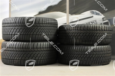19" Winterräder Satz Boxster S, 8J x 19 ET57 + 9,5J x 19 ET45, Continental WinterContact Winterreifen 235/40 R19 + 265/40 R19, DOT 2012, ohne RDK-Sensoren
