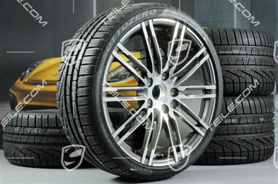 20-inch Turbo III winter wheel set, 8,5J x 20 ET51 + 11J x 20 ET70 + NEW Pirelli winter tyres 245/35 ZR20 + 295/30 ZR20, without TPMS