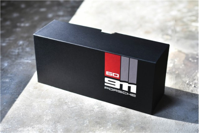 "60Y 911" Porsche Design Sunglasses P'8966, Jubiläumsedition "60 Jahre Porsche 911", Ltd. Edition, schwarz/grau