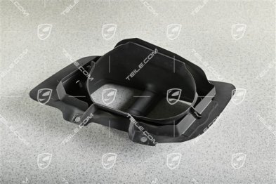 Turbo S, Exhaust system tail pipe, 4-pipe look, Black chrome, R