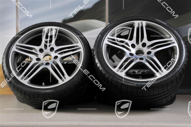 19" komplet kół zimowych Turbo, felgi 8,5Jx19 ET56 + 11J x 19 ET51 + NOWE opony zimowe 235/35R19 + 295/30R19, z czujnikami ciśnienia