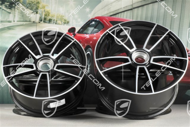 20+21-inch wheel rim set Turbo Sport 4, for 992.1 GTS, 8,5J x 20 ET50 + 11,J x 21 ET67