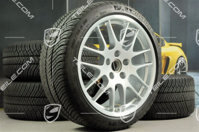 20" Komplet kół zimowych RS Spyder, felgi 9,5J x 20 ET65 + 10,5J x 20 ET65 + NOWE opony zimowe Michelin Pilot Alpin 4, 255/40 R20 + 285/35 R20, z RDK