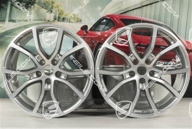 21" Komplet felg Cayenne Exclusive Design, 11J x 21 ET49 + 9,5J x 21 ET46, do Cayenne Coupé