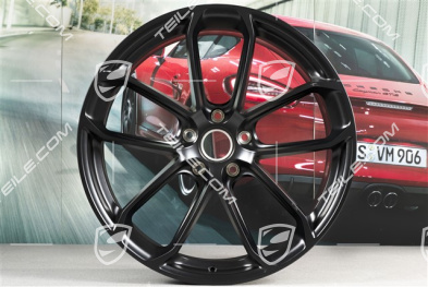 22" GT Design Felge, 10J x 22 ET48, Schwarz Seidenmatt