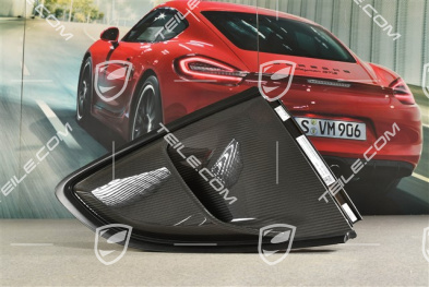 GT4RS pakiet Weissach, Wlot powietrza zamiast szyby bocznej, carbon połysk, R
