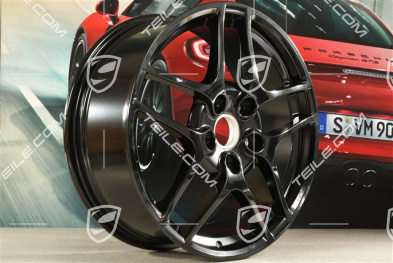 19" Felge Carrera S II, 8J x 19 ET57, schwarz hochglanz