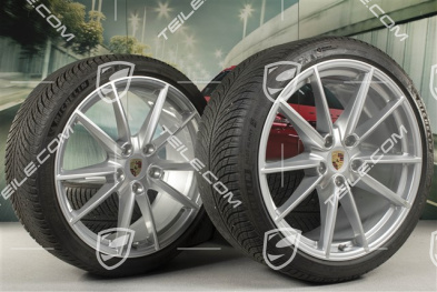 20/21-inch Carrera S winter wheel set, wheel rims 8,5J x 20 ET53 + 11J x 21 ET66 + Michelin winter tyres 245/35 R20 + 295/30 R21, with TPMS