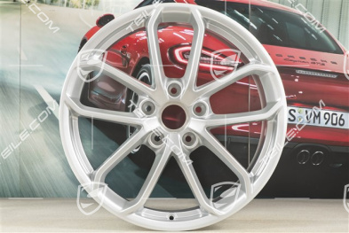 20" GT4 Felge, 8,5J x 20 ET61, blilliantsilber