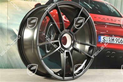 20-inch wheel rim Turbo S, 8,5J x 20 ET40, black satin matt