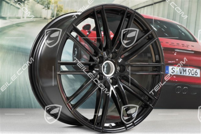 22" Felge Turbo IV, 11,5J x 22 ET61, schwarz hochglanz