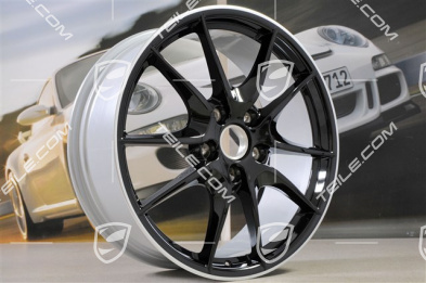 20" Felge, Carrera S III, Felgenstern schwarz lackiert, 8J x 20 ET57