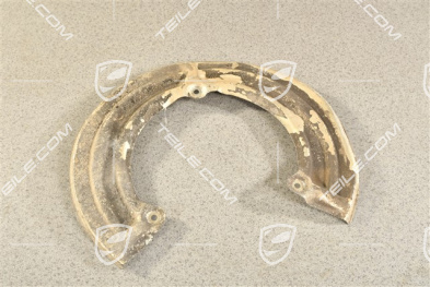 Rear axle disc brake protective plate, L=R