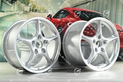 18" Felgensatz Carrera, 8J x 18 ET50 + 10J x 18 ET65