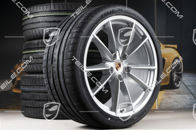 20"+21" koła letnie, komplet Carrera S, felgi 8,5J x 20 ET53 + 11,5J x 21 ET67 + opony letnie 245/35 R20 + 305/30 R21, z czujnikami ciśnienia