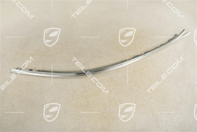 Listwa ozdobna, przednia rama dachu, aluminium, R