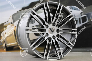 20" Komplet felg Turbo III, felgi przednie 9,5 J x 20 ET 65 + tylne 11 J x 20 ET 68