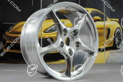 18-inch Carrera Felge, 8J x 18 ET50, polished (shot blasting)