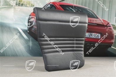 Back seat lower / cushion, Cabrio, leather, Metropole blue, L