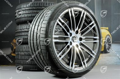 20" Sommerräder Satz Turbo III, Felgen 8,5J x 20 ET51 + 11J x 20 ET56 + NEUE Pirelli P-ZERO Sommerreifen 245/35 R20 + 305/30 R20, mit RDK-Sensoren