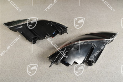 Rear lights, black-red (darkened), set, L+R